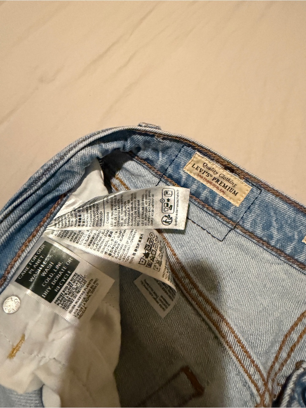 Levis High Rise Button-Fly Jeans - Picture 5 of 5